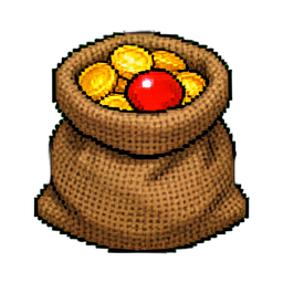 Treasure Bag (16-Bit) - 256x256 pixel art sprite