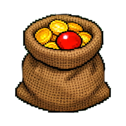 كيس الكنز (16-Bit) — رسم بكسل 256×256