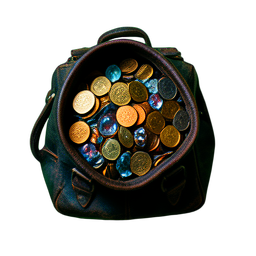 Treasure Bag (Cinematic) - 256x256 pixel art sprite