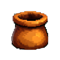 Treasure Bag - 256x256 pixel art sprite