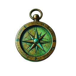 Treasure Hunter (Atmospheric) - 256x256 pixel art sprite