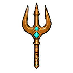 Trident (16-Bit) - 256x256 pixel art sprite