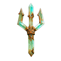 Trident (Atmospheric) - 256x256 pixel art sprite