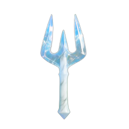 Trident (HD-2D) - 256x256 pixel art sprite