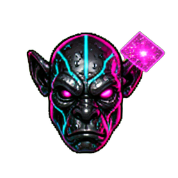 Troll (Cyberpunk) - 256x256 pixel art sprite