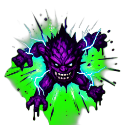 Troll (VFX) — 256×256 Pixel-Art-Sprite