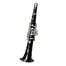 Trombone — 256×256 pixel art sprite