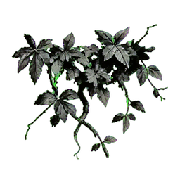 Tropische Rankenwand — 256×256 Pixel-Art-Sprite