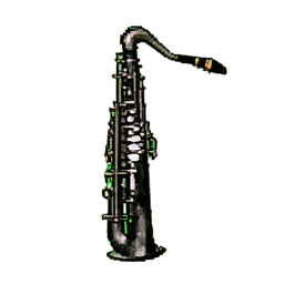 Tuba — 256×256 Pixel-Art-Sprite