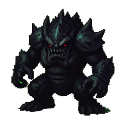 Tunnelkriecherkönigin — 256×256 Pixel-Art-Sprite