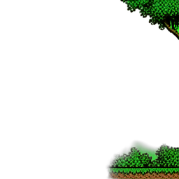 Twilight Forest Canopy — 256×256 pixel art sprite