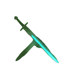 Zweischwerter (Atmosphärisch) — 256×256 Pixel-Art-Sprite