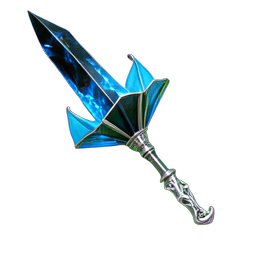 Umbrella Sword (HD-2D) — 256×256 pixel art sprite