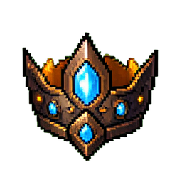 Aureola de Inteligência Incomum — sprite pixel art 256×256