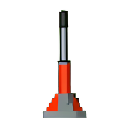 Stehende Sauger — 256×256 Pixel-Art-Sprite
