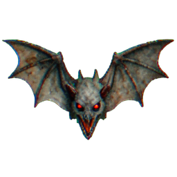 Vampire Bat (Atmospheric) - 256x256 pixel art sprite