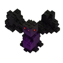 Morcego Vampiro (Voxel) — sprite pixel art 256×256