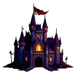 Vampire Castle - 256x256 pixel art sprite