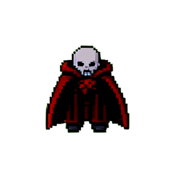 Vampirische Zählung (16-Bit) — 256×256 Pixel-Art-Sprite