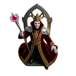Vampire Count (HD-2D) - 256x256 pixel art sprite