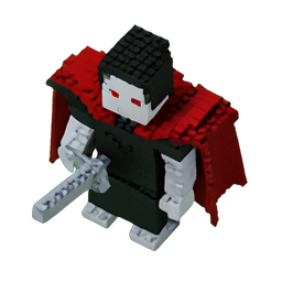 Vampire Count (Voxel) - 256x256 pixel art sprite
