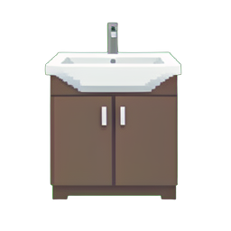 Waschtischschrank Spüle — 256×256 Pixel-Art-Sprite