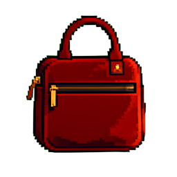 Sacoche de velours — sprite pixel art 256×256