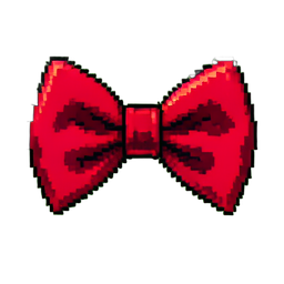 Lazo de pelo de terciopelo — sprite pixel art 256×256