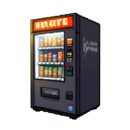 Máquina expendedora — sprite pixel art 256×256