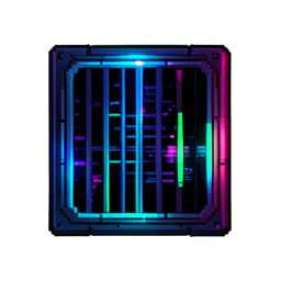 Lüftungsschachtgitter — 256×256 Pixel-Art-Sprite