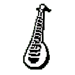 ヴィブラフォンのペダル — 256×256 ピクセルアートスプライト