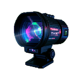 Lupa de Visão — sprite pixel art 256×256