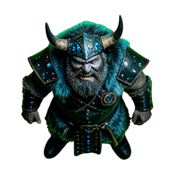 Viking Berserker (Cinematic) - 256x256 pixel art sprite