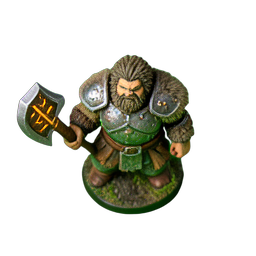 Viking Berserker (HD-2D) - 256x256 pixel art sprite