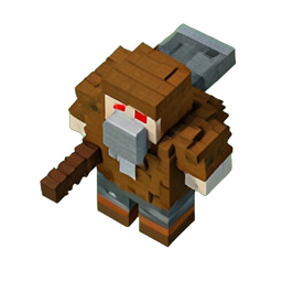 Viking Berserker (Voxel) — 256×256 pixel art sprite