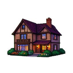 Villa - 256x256 pixel art sprite