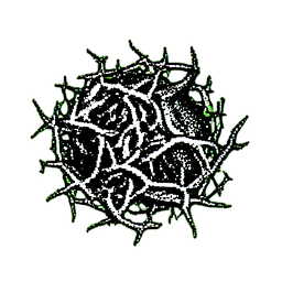 Vine Creeper (1-Bit) - 256x256 pixel art sprite