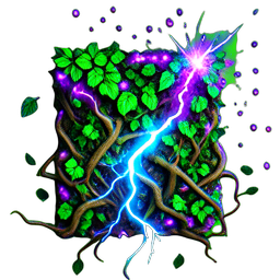 Vine Wall (VFX) - 256x256 pixel art sprite