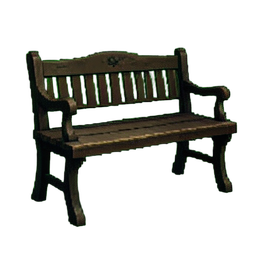 Asiento de banco vintage — sprite pixel art 256×256