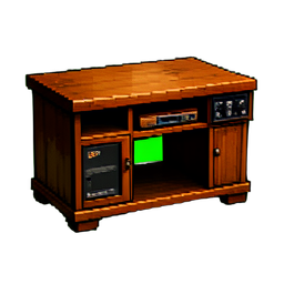 Tocador vintage — sprite pixel art 256×256