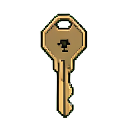 Vintage Key Holder — sprite pixel art 256×256