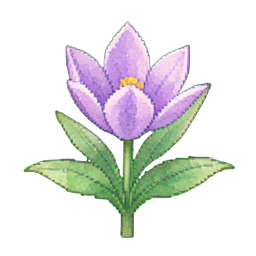 紫罗兰 — 256×256 像素游戏素材