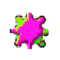 ウイルスバグ (16ビット) — 256×256 ピクセルアートスプライト