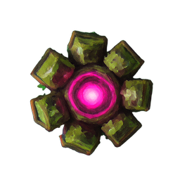 Virus-Bug (Atmosphärisch) — 256×256 Pixel-Art-Sprite