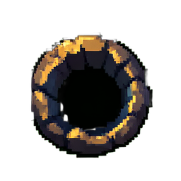 Leere Loch — 256×256 Pixel-Art-Sprite