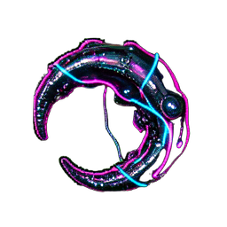 Void Tentacle (Cyberpunk) - 256x256 pixel art sprite