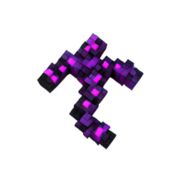 Leere Tentakel (Voxel) — 256×256 Pixel-Art-Sprite