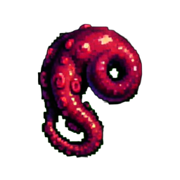Void Tentacle - 256x256 pixel art sprite