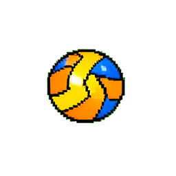 Volley-ball — sprite pixel art 256×256