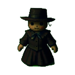 Voodoo Doll — 256×256 pixel art sprite